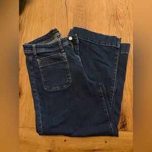 Free Assembly Dark Indigo Straight Leg Jeans